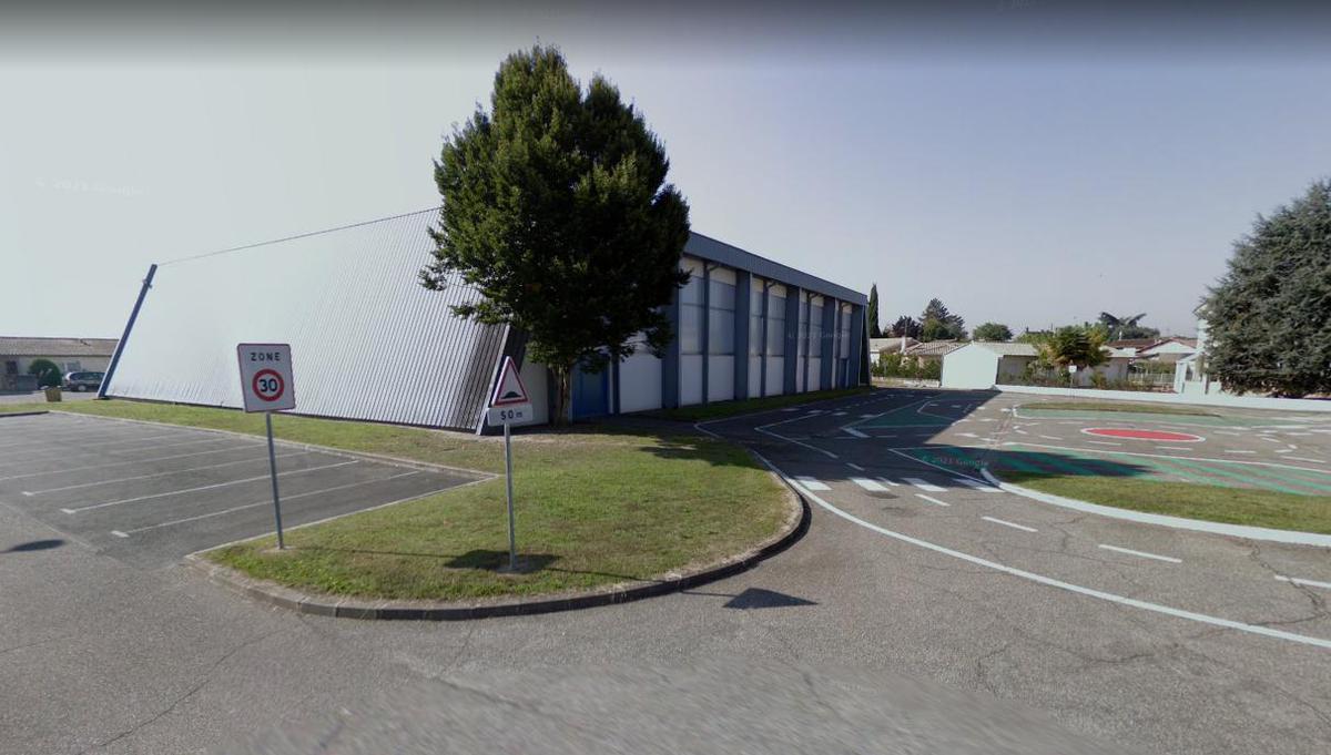 Entrée du Gymnase Jean Mamère Libourne